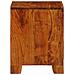 Comodino 35x35x45 Cm In Legno Massello Di Acacia - Foto miniatura 3