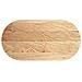 Piano Per Tavolo 120x60x2 Cm In Rovere Massello Ovale - Foto miniatura 2