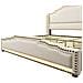 Letto Imbottito 180×200, Letto Matrimoniale Con 4 Cassetti, Letto Contenitore E Letto Per Ragazzi , Beige - Foto miniatura 4