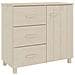 Lusso Casadino -  Credenza Hamar Ambra 90x40x80 Cm In Legno Massello Di Pino - Foto miniatura 1