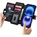 Custodia A Portafoglio Per Samsung S23 Plus Con Anello E Cerniera, Cover Magnetica Flip - Foto miniatura 4