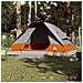Tenda da Campeggio a Cupola 4 Persone Grigio e Arancione - Foto miniatura 2