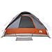 Tenda da Campeggio a Cupola 4 Persone Grigio e Arancione - Foto miniatura 5