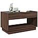 Tavolino da Salotto con LED Infinity Rovere Marrone 90x50x50 cm - Foto miniatura 4