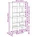 Divisore per stanze 2 pezzi Rovere nero 100x33x187,5 cm Legno ingegnerizzato - Foto miniatura 9