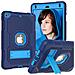 Custodia Per Ipad 6/5 9.7"" Armatura Con Supporto Blu - Foto miniatura 1
