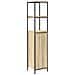 Set di Mobili per Bagno 3 Pezzi Rovere Sonoma Legno Ingegnerizzato - Foto miniatura 7