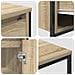 Set di Mobili per Bagno 3 Pezzi Rovere Sonoma Legno Ingegnerizzato - Foto miniatura 8