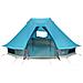 Tenda Tipi Familiare con tetto Blu 466 x 310 x 240 cm - Foto miniatura 4