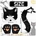 Set Costume Maschera Volpe Di Peluche - 4 Pezzi: Accessori Cosplay Halloween - Foto miniatura 3