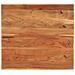 Piano Tavolo 100x80x2,5 cm Rettangolare Legno Massello Acacia - Foto miniatura 1