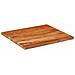 Piano Tavolo 100x80x2,5 cm Rettangolare Legno Massello Acacia - Foto miniatura 2