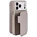 Custodia A Libro Per Iphone 17 Pro Max Magsafe In Pelle Con Cover Staccabile, Beige - Foto miniatura 2