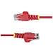 Cavo Ethernet CAT6 Rosso da 3m; Patch UTP con Plug RJ45 Antigroviglio e Rilievi di Trazione, Cavo Lan Slim in Rame Puro 28AWG, Sottoposto a test Fluke - Foto miniatura 2