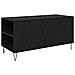 Tavolino da salotto con cassetto Rovere Nero 102 x 44,5 x 50 cm - Foto miniatura 8
