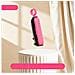 Rullo Levapelucchi Lavabile 2-in-1: Rimozione Peli Animali Riutilizzabile & Pulizia Vestiti Black + Pink - Foto miniatura 2