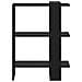 Libreria Rovere Nero 52 x 25 x 71,5 cm Legno multistrato - Foto miniatura 5