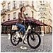 Bicicletta Elettrica 24 Pollici E-bike 250w Batteria 36v10ah Autononomia 30-60km Con Ripiani Su7- Beige - Foto miniatura 6