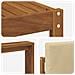 Set di divani con cuscino 6 pcs Naturale e Beige - Foto miniatura 7
