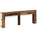 Testata del letto Legno antico Legno ingegnerizzato - Foto miniatura 2