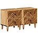 Comodino 2 pcs Marrone 40 x 33,5 x 46 cm - Foto miniatura 1