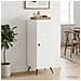 Credenza Bianco 33 x 34,5 x 90 cm Legno ingegnerizzato - Foto miniatura 4