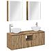 Set di Armadi da Bagno 5 pcs Rovere Artigianale - Foto miniatura 1