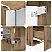 Set di Armadi da Bagno 5 pcs Rovere Artigianale - Foto miniatura 9