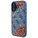 Indovina Custodia Blu Iphone 16 6.1 Con Motivo Floreale, Magsafe - Foto miniatura 2
