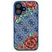 Indovina Custodia Blu Iphone 16 6.1 Con Motivo Floreale, Magsafe - Foto miniatura 3