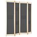 Divisorio A 4 Pannelli Grigio 160x170x4 Cm In Tessuto - Foto miniatura 7