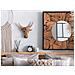 Figura Decorativa Legno Chiaro Bull Head - Foto miniatura 2