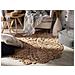 Tappeto Tondo In Iuta Beige Ø 120 Cm Bucak - Foto miniatura 5