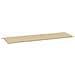 Cuscino per Panca da Giardino Beige 180x50x4 cm - Foto miniatura 1