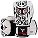 Mytra Tribal Fusion Potere Di Boxe Guanti Di Pelle Sintetica Sl3 Bianco Nero 14 Oz - Foto miniatura 2