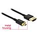 85118 0.25m HDMI HDMI Nero cavo HDMI - Foto miniatura 1