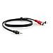 C-A35M / 2RAM-6 1.8m 3.5mm 2 x RCA Nero cavo audio - Foto miniatura 1