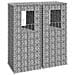 Cesti A Gabbione A Torre 2 Pz 40x40x100 Cm In Ferro - Foto miniatura 1