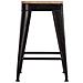 Taboret - Sgabello A Quattro Gambe, Metallo, Bar - Foto miniatura 4