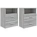 Comodini 2 Pz Grigio Sonoma 50x32x60 Cm - Foto miniatura 1