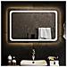 Specchio Da Bagno Con Luci Led 90x60 Cm - Foto miniatura 1