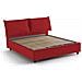 Letto Matrimoniale Agnese, Letto Contenitore Con Rivestimento In Tessuto, 100% Made In Italy, Apertura Frontale, Adatto Per Materasso Cm 140x190, Rosso - Foto miniatura 3