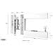 Parete Attrezzata Demetrio, Set Salotto Porta Tv A 4 Ante, Mobile Soggiorno Multiuso, 100% Made In Italy, Cm 280x30h180, Bianco Lucido E Acero - Foto miniatura 3