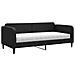 Divano Letto Con Materasso Nero 90x200 Cm In Tessuto - Foto miniatura 1