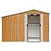 Capanno Giardino Marrone Chiaro 277x192,5x179cm Acciaio Zincato - Foto miniatura 3