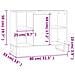 Armadietto Bagno Rovere Marrone 80x33x60cm In Legno Multistrato - Foto miniatura 7