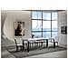 Tavolo Allungabile 90x130/234 Cm Linea Telaio Antracite - Bianco Frassino - Foto miniatura 3