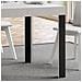 Tavolo Allungabile 90x130/234 Cm Linea Telaio Antracite - Bianco Frassino - Foto miniatura 5