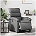 Poltrona Reclinabile Elettrica Grigia In Similpelle - Foto miniatura 1