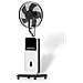 Ventilatore 5 Pale E Ruote Con Nebulizzatore 100w E Diffusore Di Aromi Display Led Nebuly - Foto miniatura 2